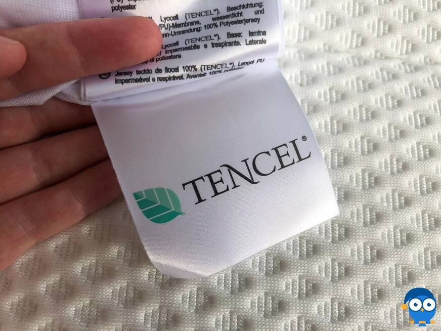 DreamCloud mattress protector tencel tag